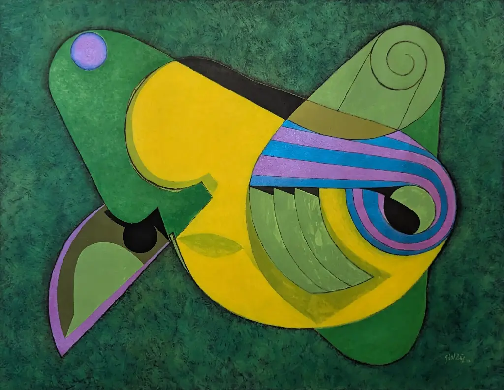 Segundos antes de Romper el Espejo - 47.5 " by 37 "