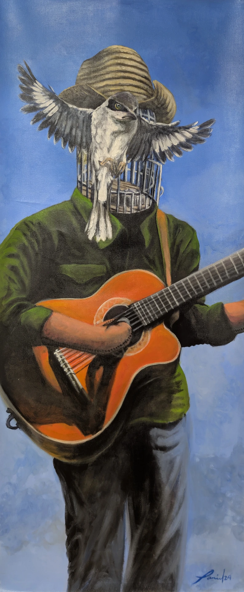 El Canto del Sinsonte - 53" by 23"