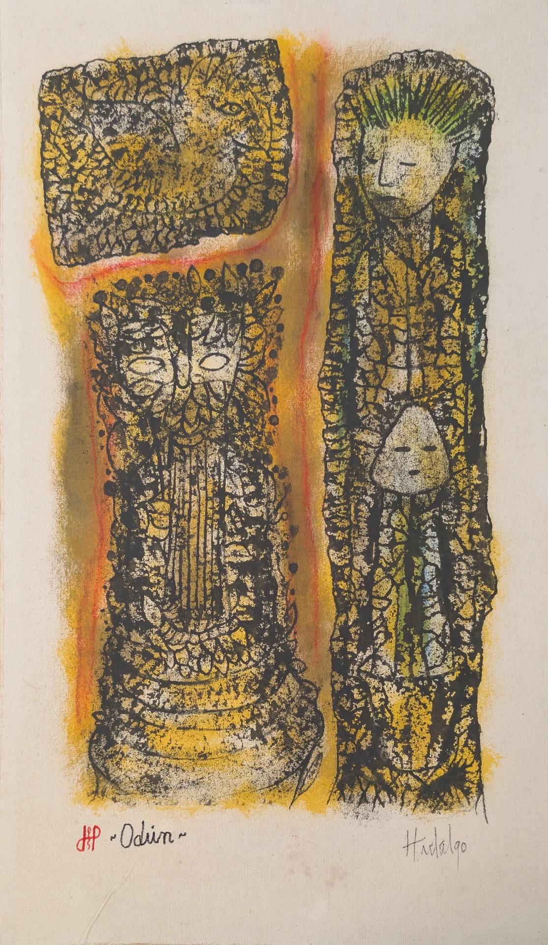 Odún - 19" by 11"
