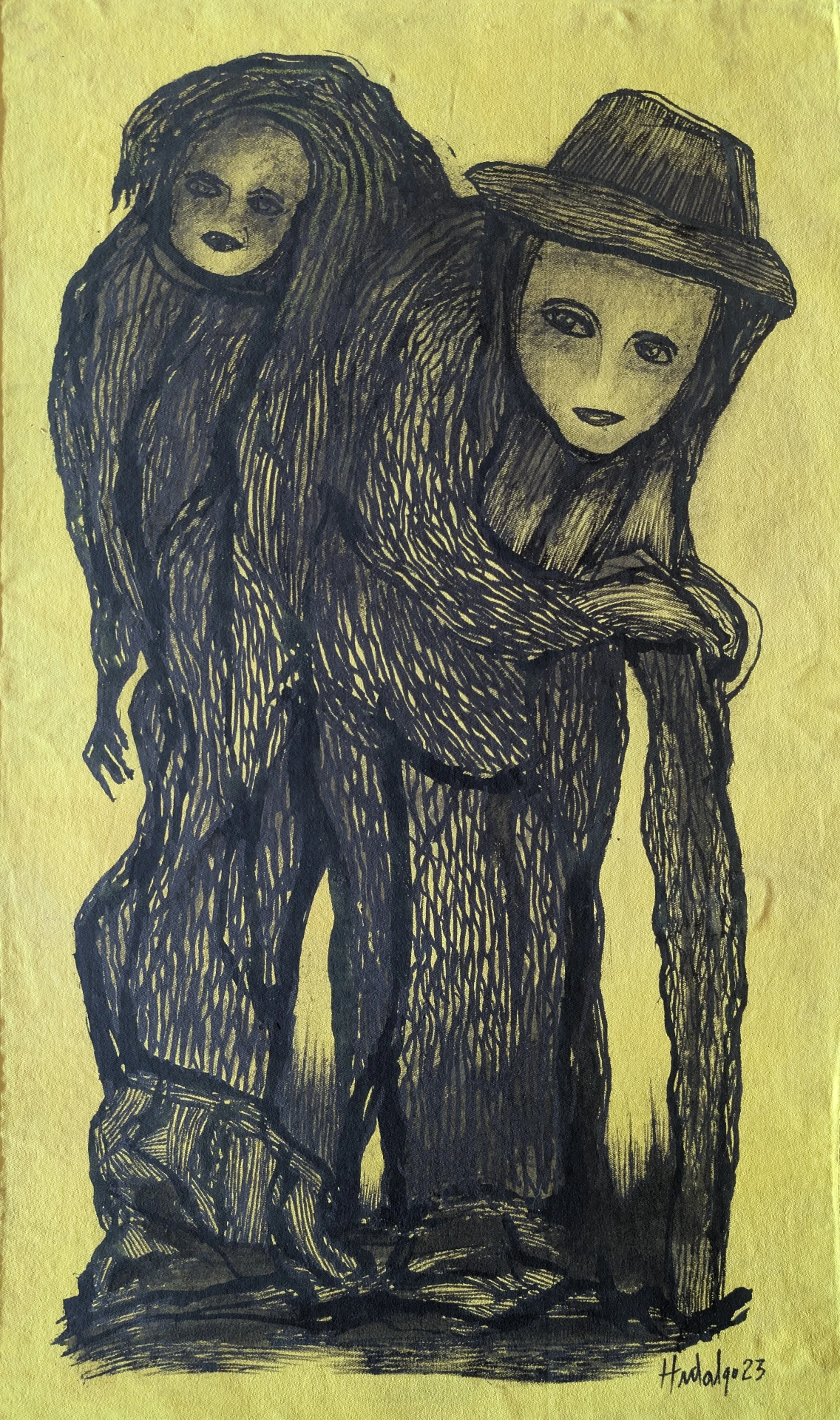 Mendicantes - 25.5" by 15.5"