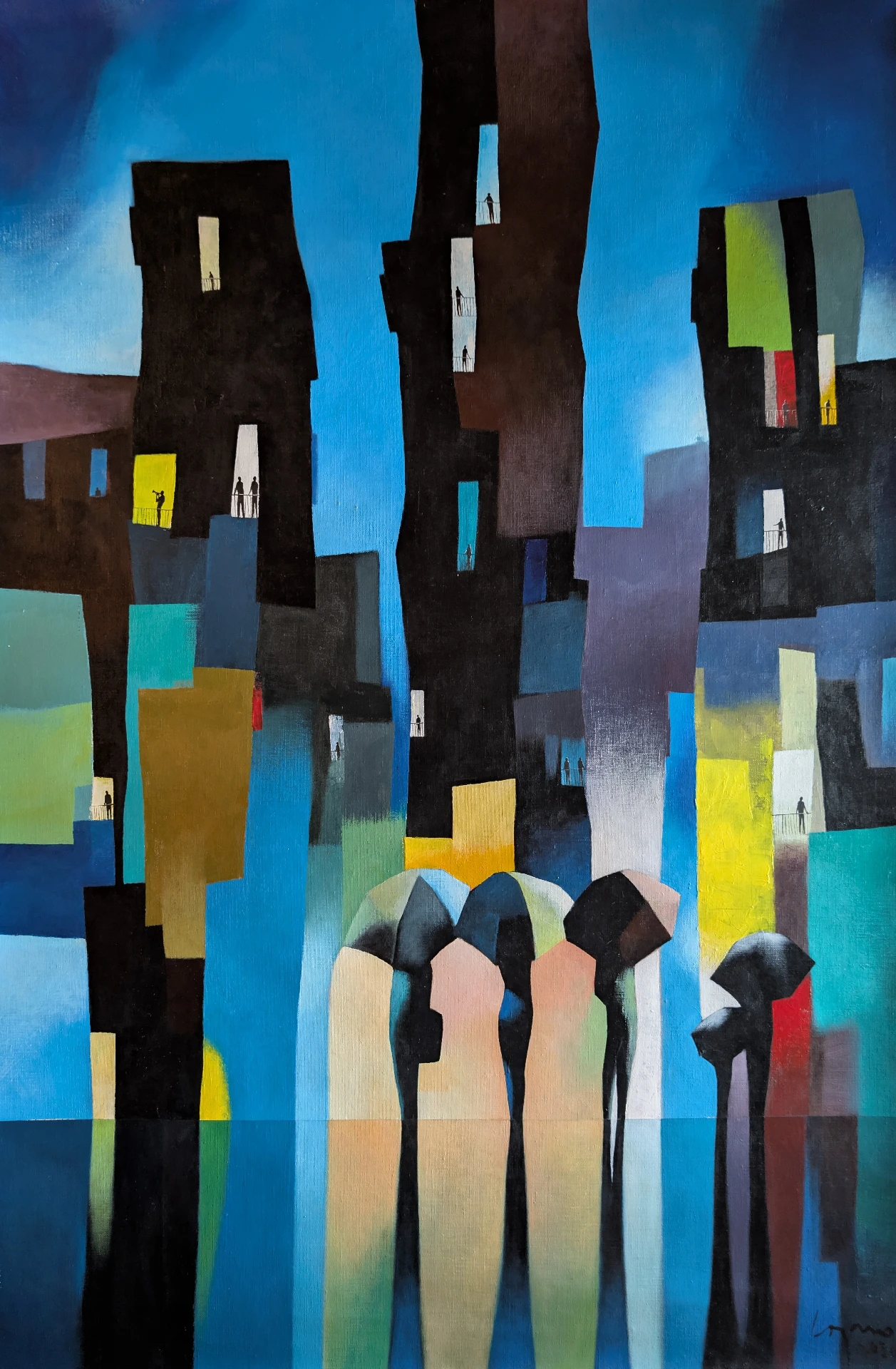 Antes del Amanecer 1 - 48" by 32"